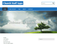 Tablet Screenshot of churchstaffapps.com
